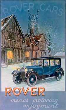 Advert for Rover Cars, 1927