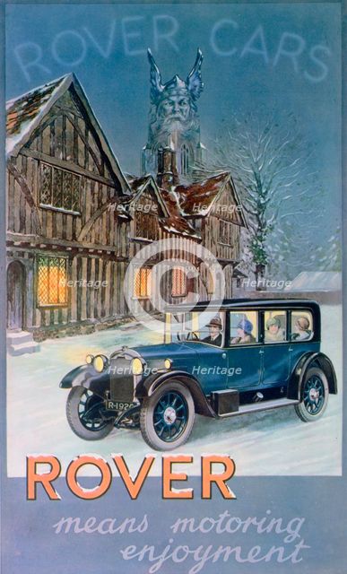 Advert for Rover Cars, 1927. Artist: Unknown