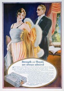 Advert for Sargol body shaping compound, 1921