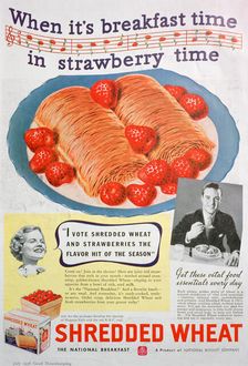 Advert for Shredded Wheat, 1936