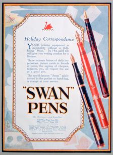 Advert for Swan pens, 1906