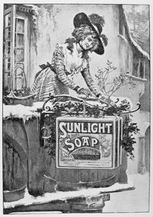 Advert for Sunlight soap, 1903