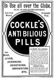 Advertisement for Cockle's Anti Bilious Pills, 1895. Creator: Unknown