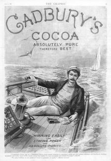 Advertisement for Cadbury's Cocoa, 1890