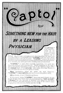 Advertisement for Captol, 1898. Creator: Unknown
