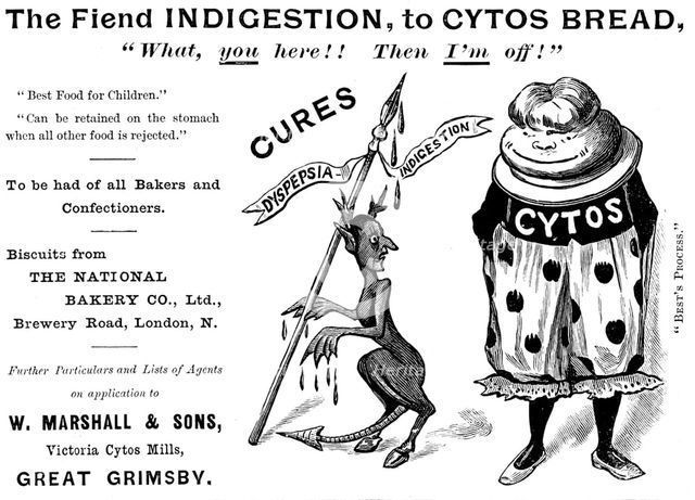 Advertisement for Cytos Bread, 1895. Creator: Unknown.
