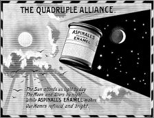 Advertisement for Aspinall's Oxidised Enamel, 1895. Creator: Unknown