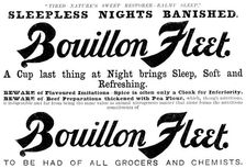 Advertisement for Bouillon Fleet, 1890. Creator: Unknown