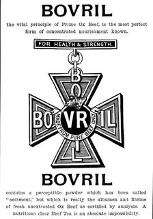 Advertisement for Bovril, 1895. Creator: Unknown