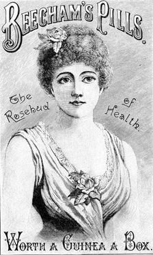 Advertisement for Beecham’s Pills, 1890. Creator: Unknown