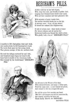 Advertisement for Beecham’s Pills, 1890. Creator: Unknown