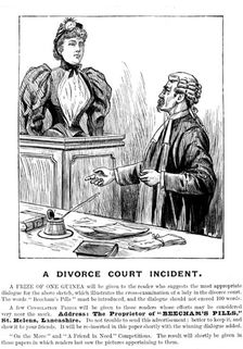 Advertisement for Beecham's Pills, 1895. Creator: Unknown