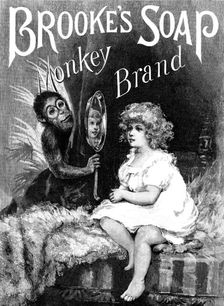 Advertisement for Brooke’s Soap, 1890. Creator: Unknown