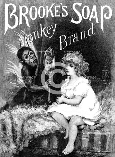 Advertisement for Brooke’s Soap, 1890. Creator: Unknown.