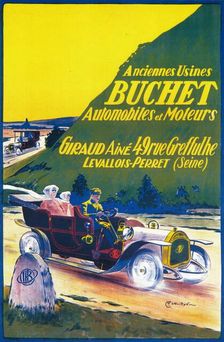 Advertisement for Buchet cars, c1910s