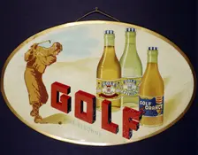 Advertisement for "Golf" soft drinks, French, 1934. Creator: Unknown