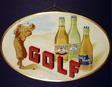 Advertisement for "Golf" soft drinks, French, 1934. Creator: Unknown