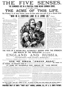 Advertisement for Eno's "Fruit Salt", 1895. Creator: Unknown