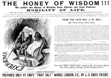 Advertisement for Eno's "Fruit Salt", 1895. Creator: Unknown