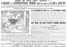 Advertisement for Eno's Fruit Salt 1898. Creator: Unknown