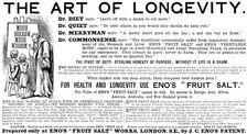 Advertisement for Eno’s "Fruit Salt", 1890. Creator: Unknown