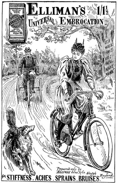 Advertisement for Elliman's Universal Embocation, 1895. Artist: Unknown