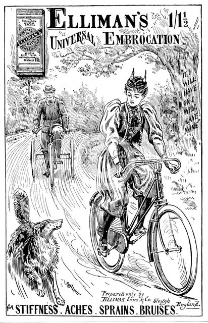 Advertisement for Elliman's Universal Embrocation, 1895. Creator: Unknown.