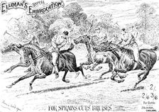 Advertisement for Elliman's Royal Embrocation, 1895. Creator: Unknown