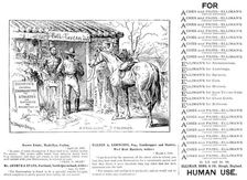 Advertisement for Elliman’s Universal Embrocation, 1890. Creator: William Stanfield Sturgess