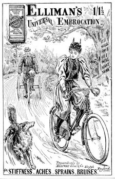 Advertisement for Elliman's Universal Embrocation, 1895. Creator: Unknown