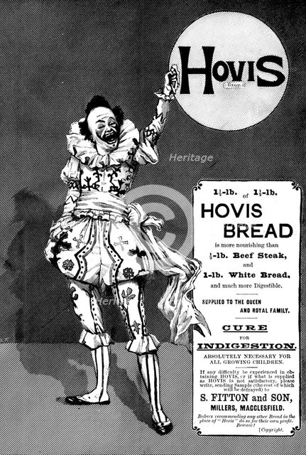 Advertisement for Hovis Bread, 1895. Creator: Unknown.