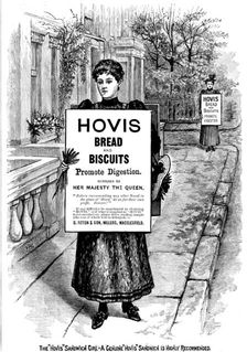 Advertisement for Hovis Bread and Biscuits, 1895. Creator: Unknown