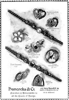 Advertisement for Hancock's & Co., 1898. Creator: Unknown