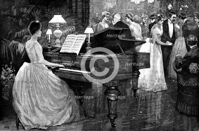 Advertisement for John Brinsmead and Sons, Pianoforte Makers, 1890. Creator: Unknown.