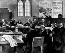 Advertisement for Old Bushmills - A House of Commons Select Committee, 1898. Creator: Unknown