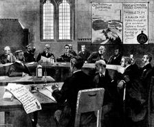 Advertisement for Old Bushmills - A House of Commons Select Committee, 1898. Creator: Unknown