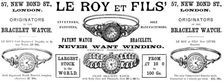 Advertisement for Le Roy et Fils, 1890. Creator: Unknown