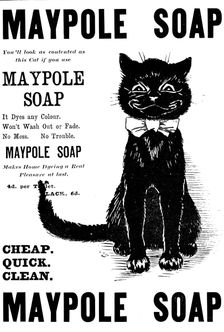 Advertisement for Maypole Soap, 1898. Creator: Unknown