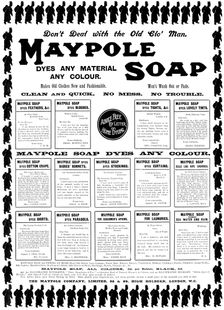 Advertisement for Maypole Soap, 1898. Creator: Unknown