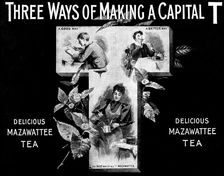 Advertisement for Mazawattee Tea, 1895. Creator: Unknown
