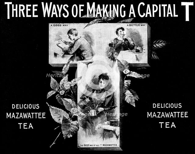 Advertisement for Mazawattee Tea, 1895. Creator: Unknown.