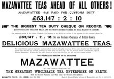 Advertisement for Mazawattee Teas, 1898. Creator: Unknown