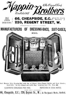 Advertisement for Mappin Brothers, 1898. Creator: Unknown