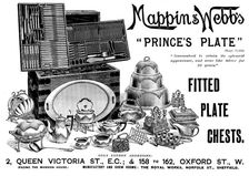 Advertisement for Mappin & Webb, 1898. Creator: Unknown