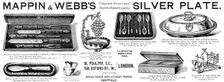 Advertisement for Mappin & Webb’s Silver Plate, 1890. Creator: Unknown