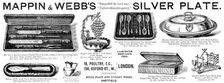 Advertisement for Mappin & Webb’s Silver Plate, 1890. Creator: Unknown