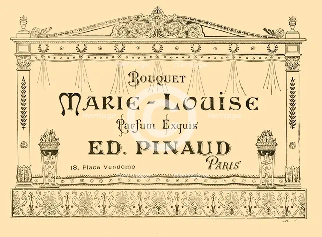 Advertisement for 'Marie-Louise' perfume, 1903. Creator: Unknown.