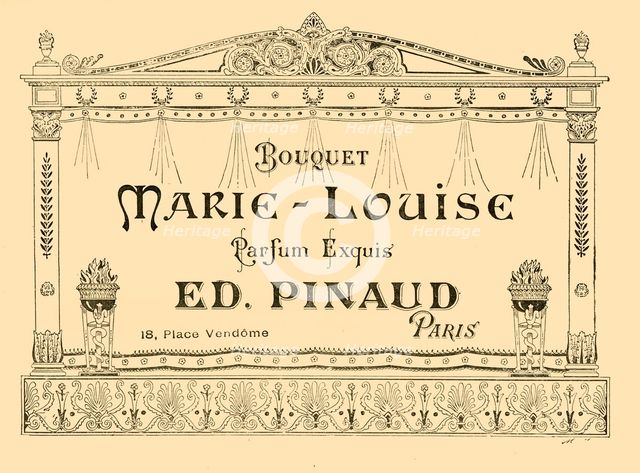 Advertisement for 'Marie-Louise' perfume, 1903. Creator: Unknown.