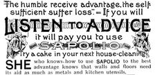 Advertisement for Sapolio, 1890. Creator: Unknown