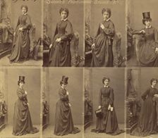 [Advertisement for Sarony's Photographic Studies], 1880s. Creator: Napoleon Sarony
